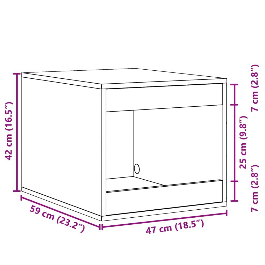 Prolenta Premium - Meuble à litière pour chat bois marron  47 x 59 x 42 cm  - Prolenta premium p329.4 - Image 9