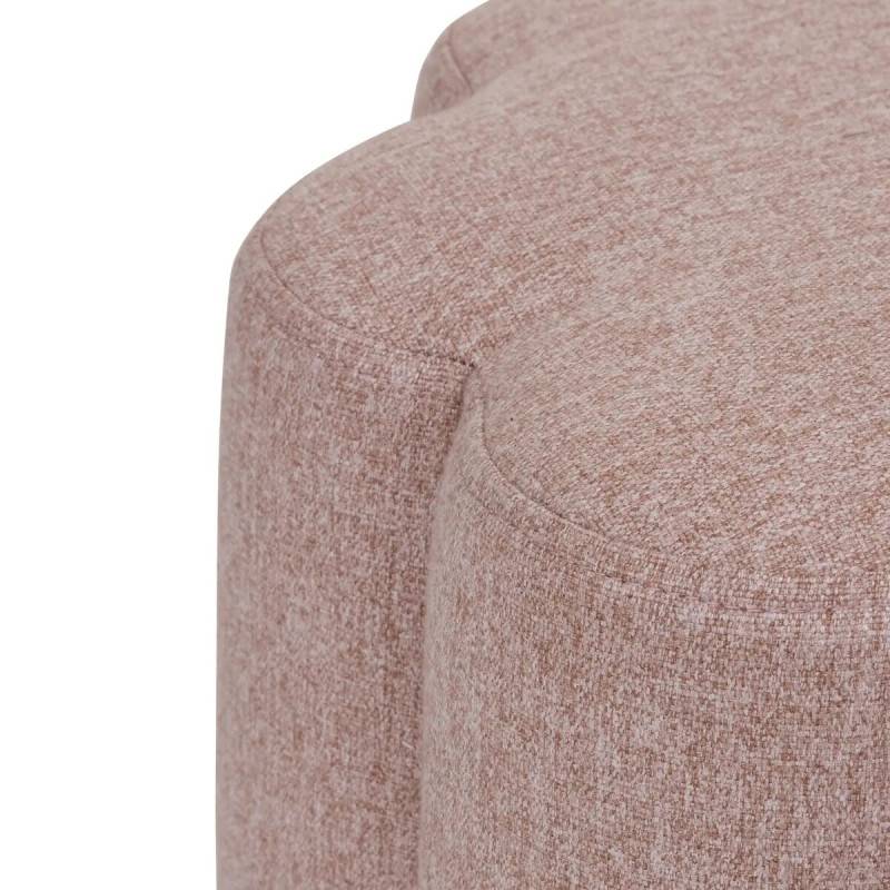 Pouf 40 cm Floral rose Atmosphera - Image 2