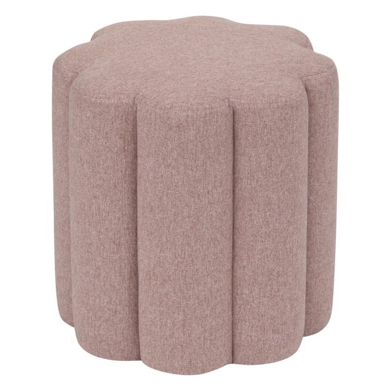 Pouf 40 cm Floral rose Atmosphera - Image 1