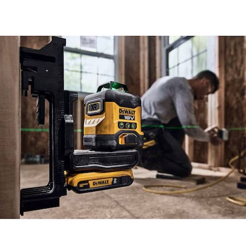 Dewalt - Niveau laser multi-lignes compact 3 faisceaux verts à 360° 18V DEWALT DCLE34031D1-QW avec une batterie 2,0 Ah Dewalt - Image 4