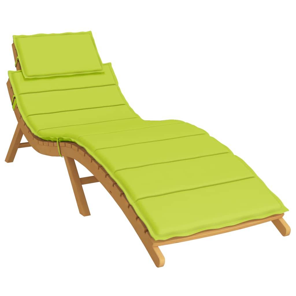 ComfortXL - Coussin Bain de Soleil Tissu Oxford Imperméable et Rembourré pour Transat Jardin Vert Vif 186x58cm – ComfortXL Outdoor Living - Image 3