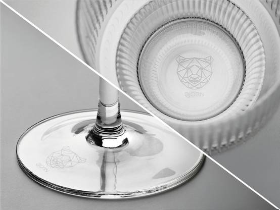 Lot de 24 Set Complet en Cristallin (cristal sans plomb) "LINJE", Bjorn - Image 7