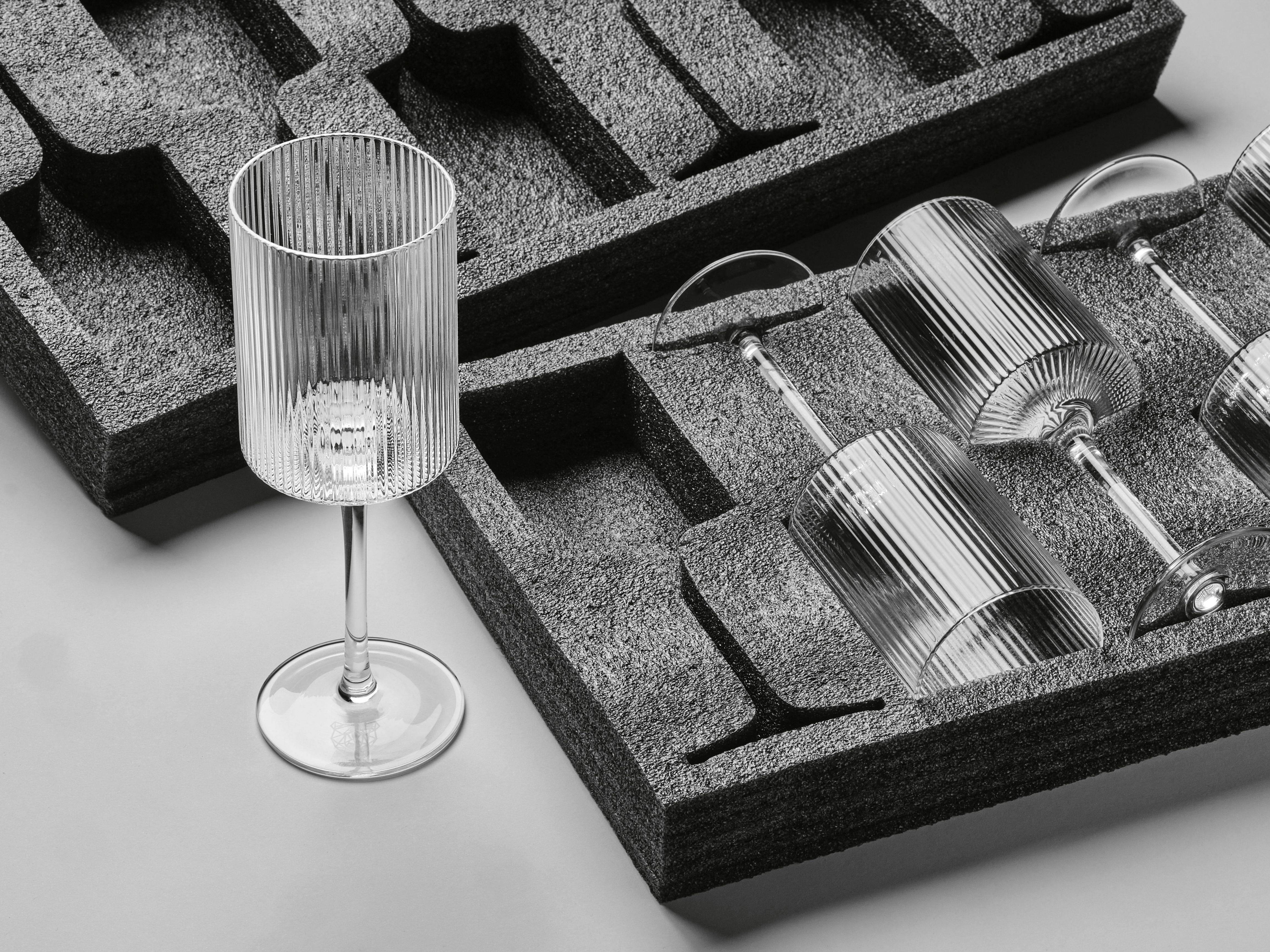 Lot de 24 Set Complet en Cristallin (cristal sans plomb) "LINJE", Bjorn - Image 6
