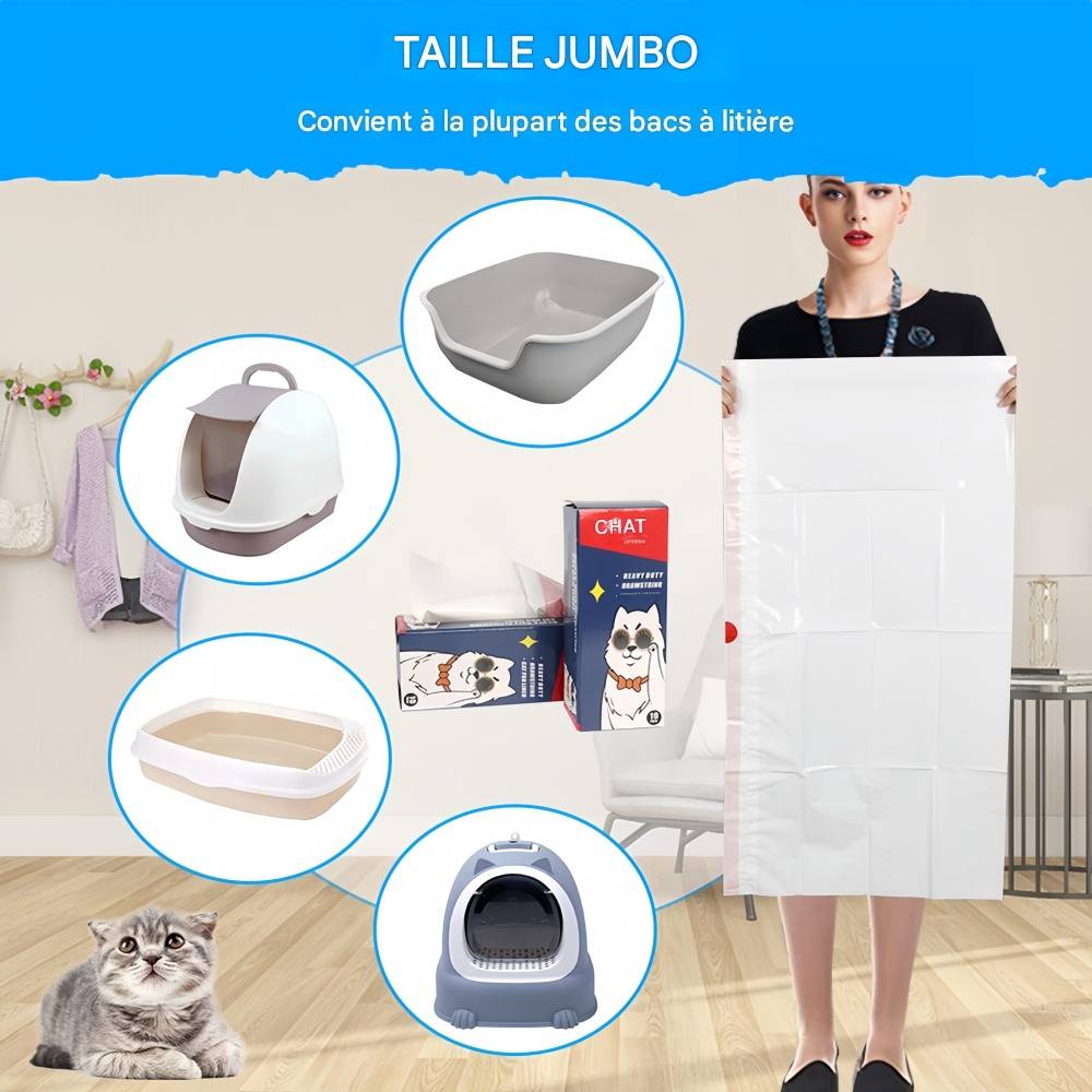 IntiMeg - Sacs de litière pour bac à litière pour chats IntiMeg - Image 3