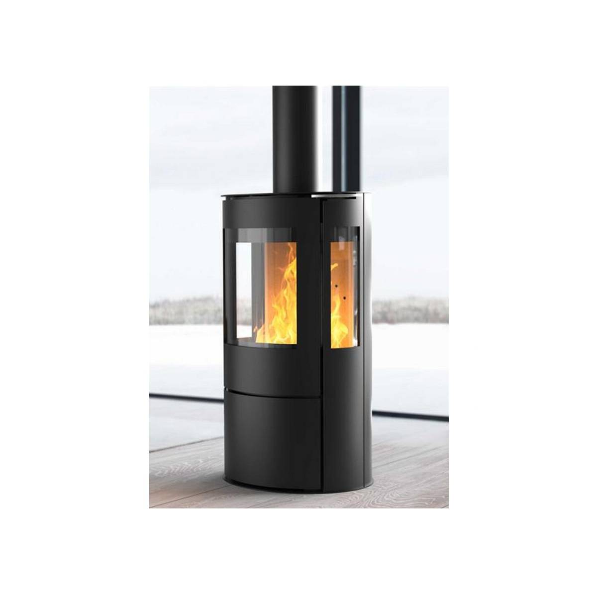 Supra - Poêle à bois 7kw noir CELESTE Supra - Image 4