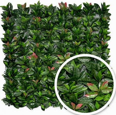 Feuillage artificiel photinia 1m x 1m, Long 18 m - Image 1