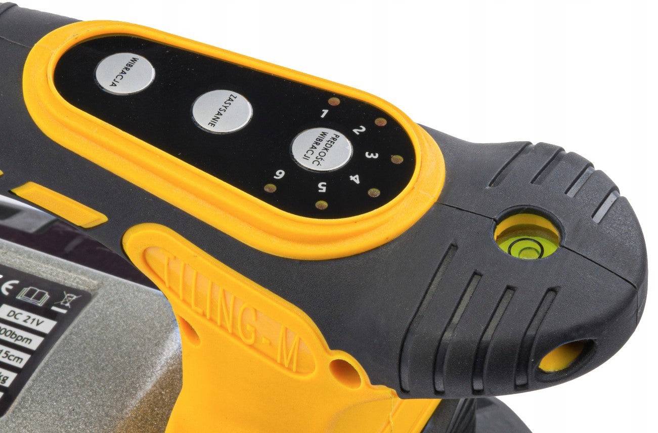 Ventouse Vibrante Pour Pose De Carrelage Powermat - Niveleur Avec Vibrateur, 2x Batteries 21V