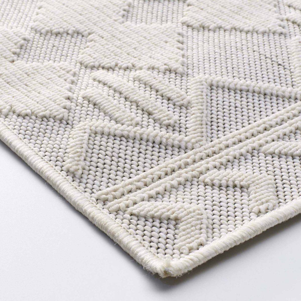 Tapis Déco Tissé "Valam" 120x170cm Naturel - Image 2