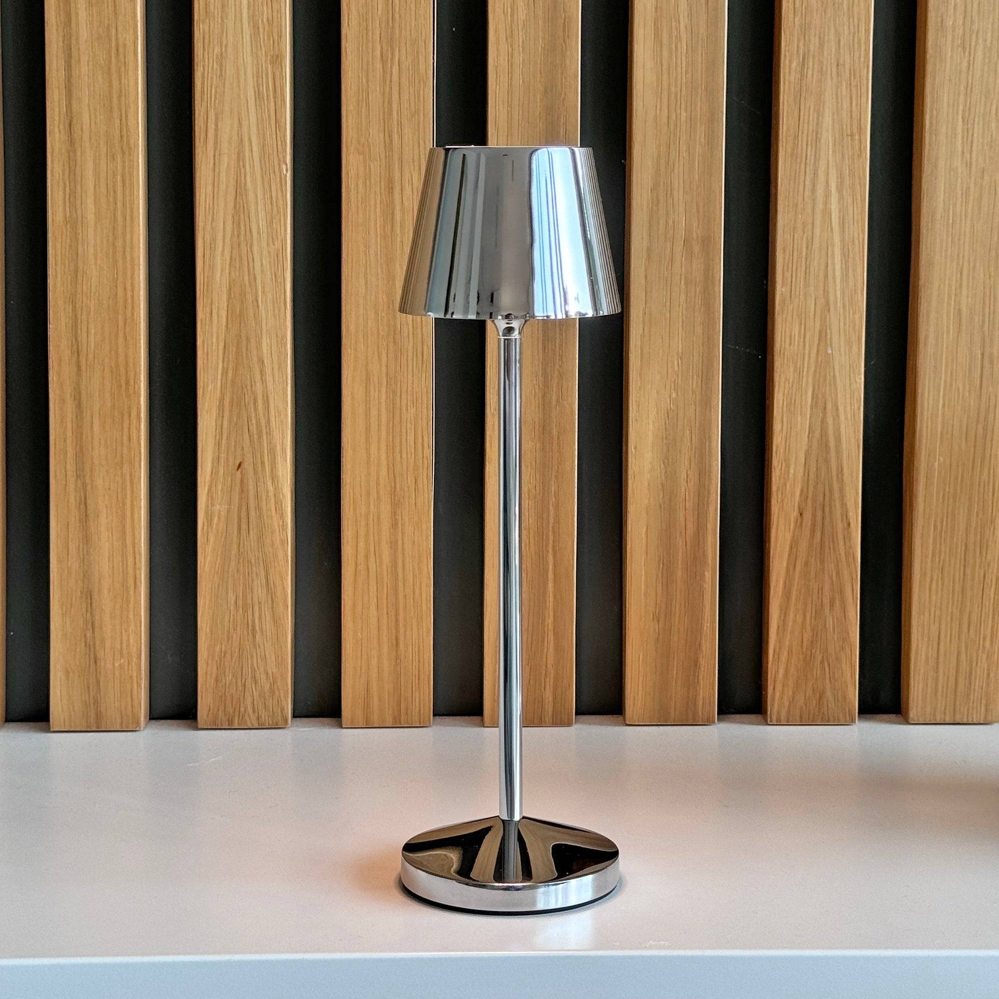 Lumisky - Lampe de table sans fil EMILY Argent H25cm - Image 9