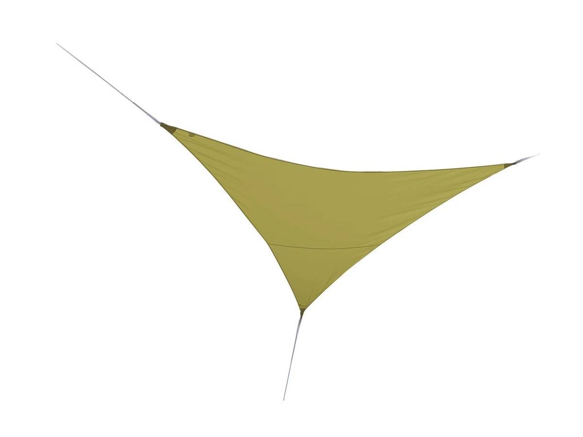 Voile d'ombrage triangulaire SERENITY 5 x 5 x 5 m - Vert anis - Jardiline - Image 2