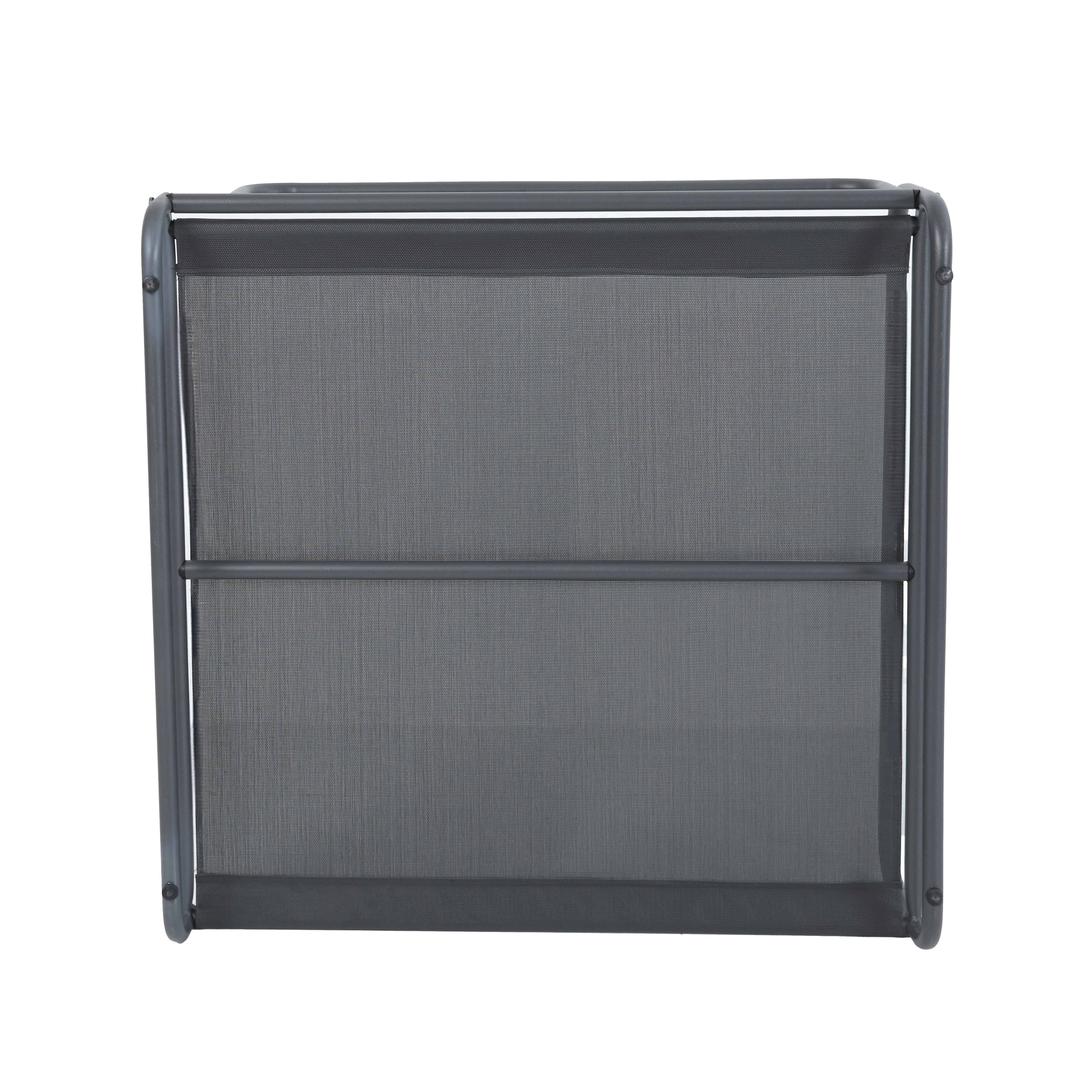 Oviala - Structure pour fauteuil d'angle de salon de jardin modulable gris Mixi - Oviala - Image 4