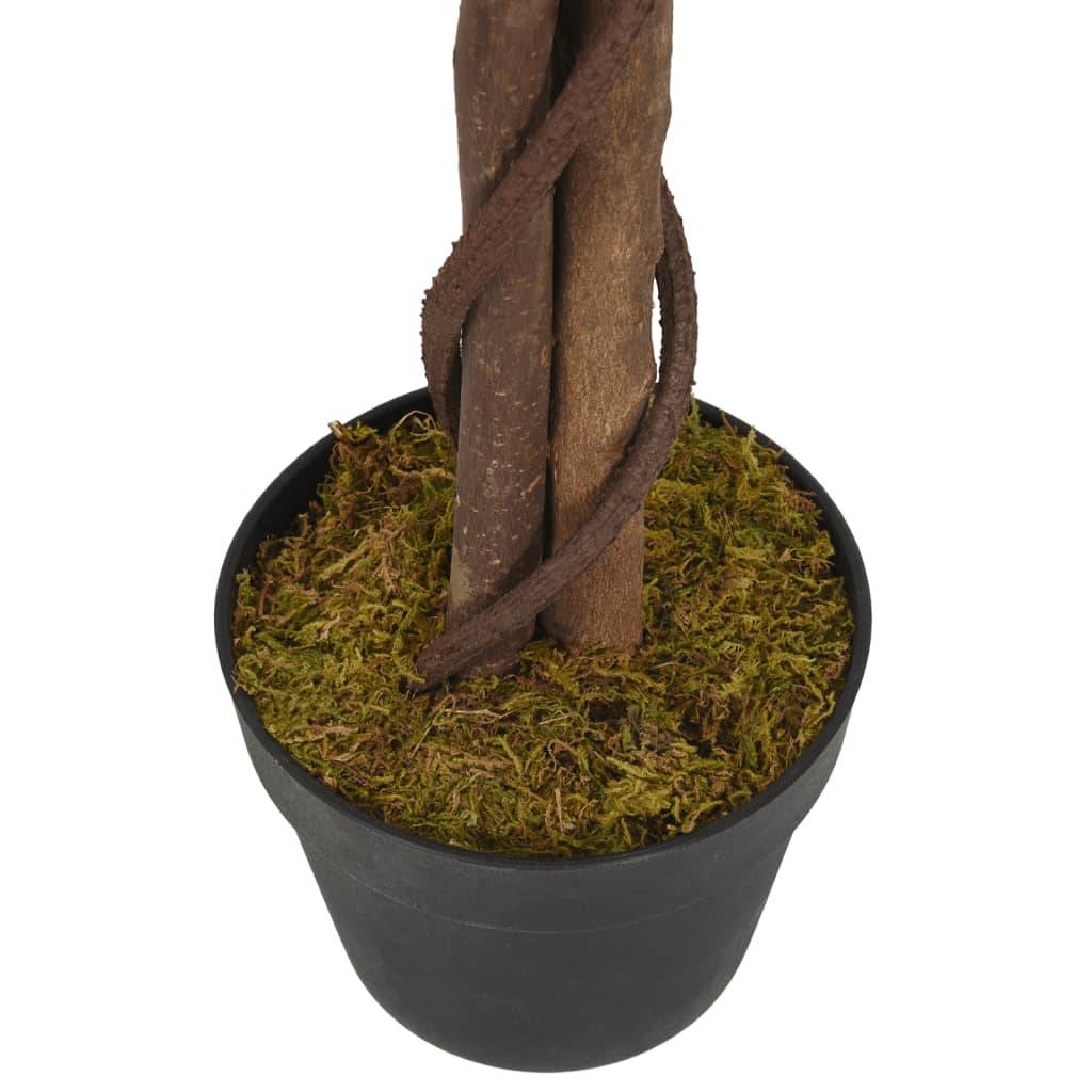 Ficus artificiel bois et fibre textile vert 180 cm - PANGIVO - Image 4