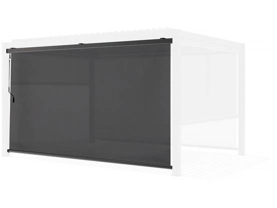 Store Pergola Bioclimatique - 277 X 208 Cm - Gris Anthracite -habitat Et Jardin - Image 1