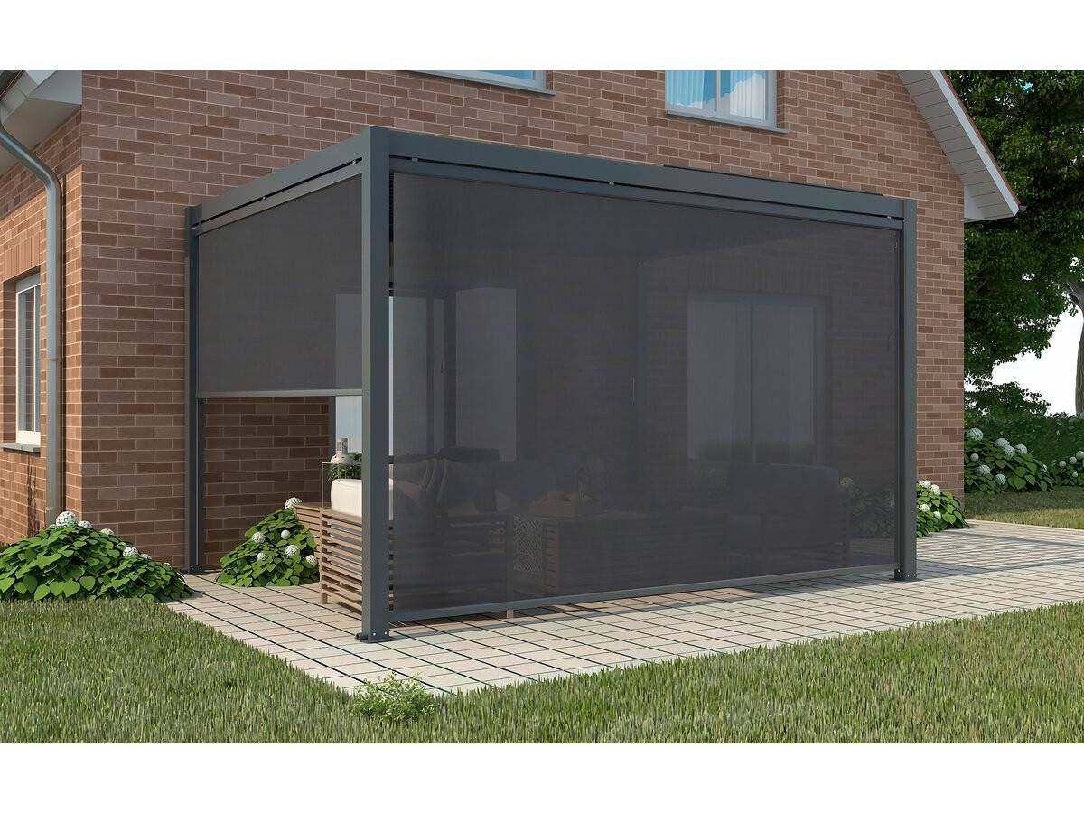 Habitat Et Jardin - Store Pergola Bioclimatique - 277 X 208 Cm - Gris Anthracite -habitat Et Jardin - Image 3