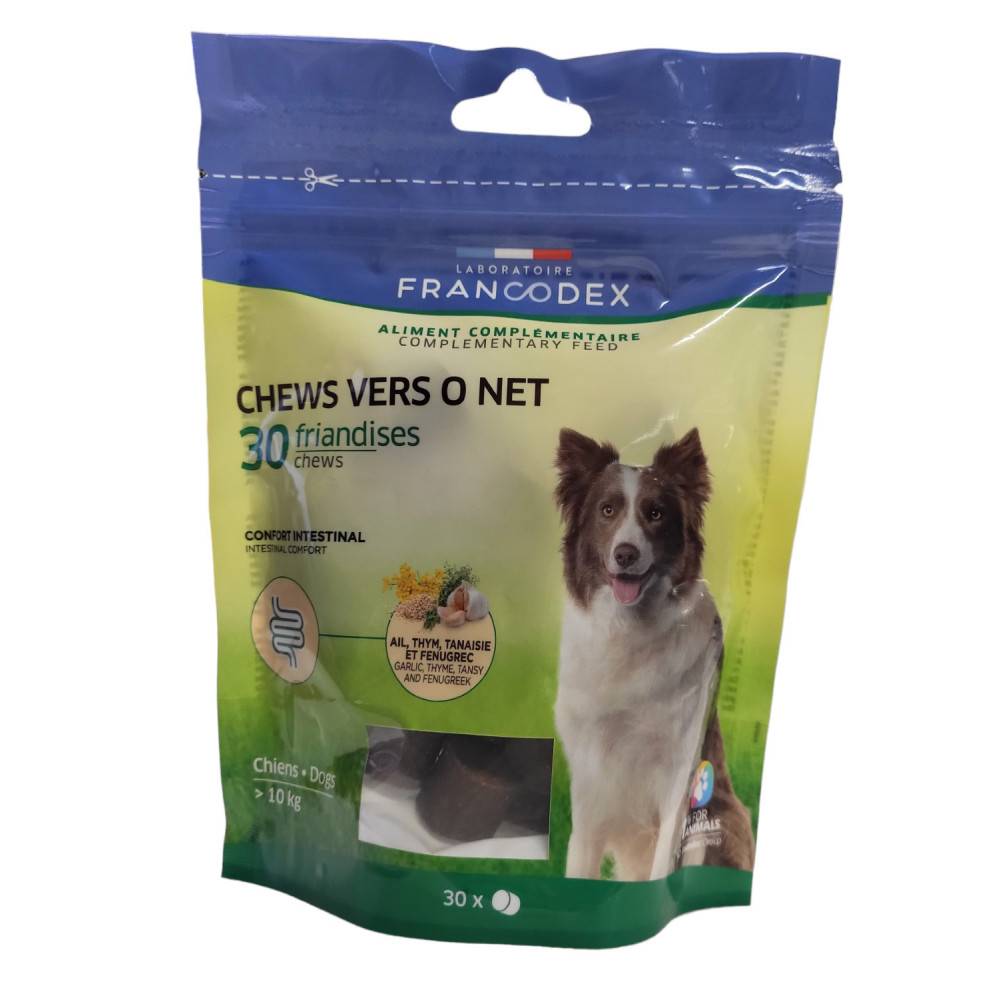 Francodex - Francodex - CHEWS vers o net 30 friandises pour chien - Image 1