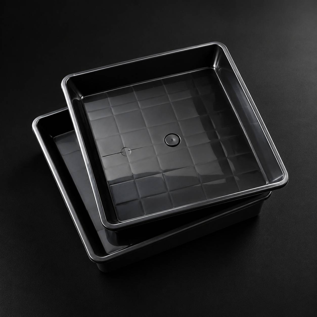 Lot de 10 Soucoupes Carrées Plastique pour Pots de Fleurs - Image 9
