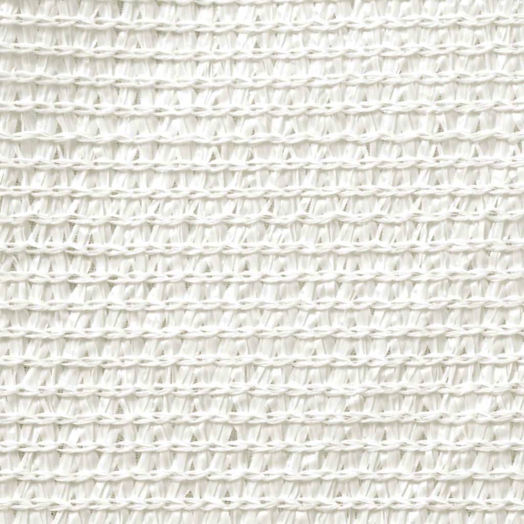 Helloshop26 - Voile toile d'ombrage parasol 160 g/m² PEHD 4,5 x 4,5 m blanc - Image 3