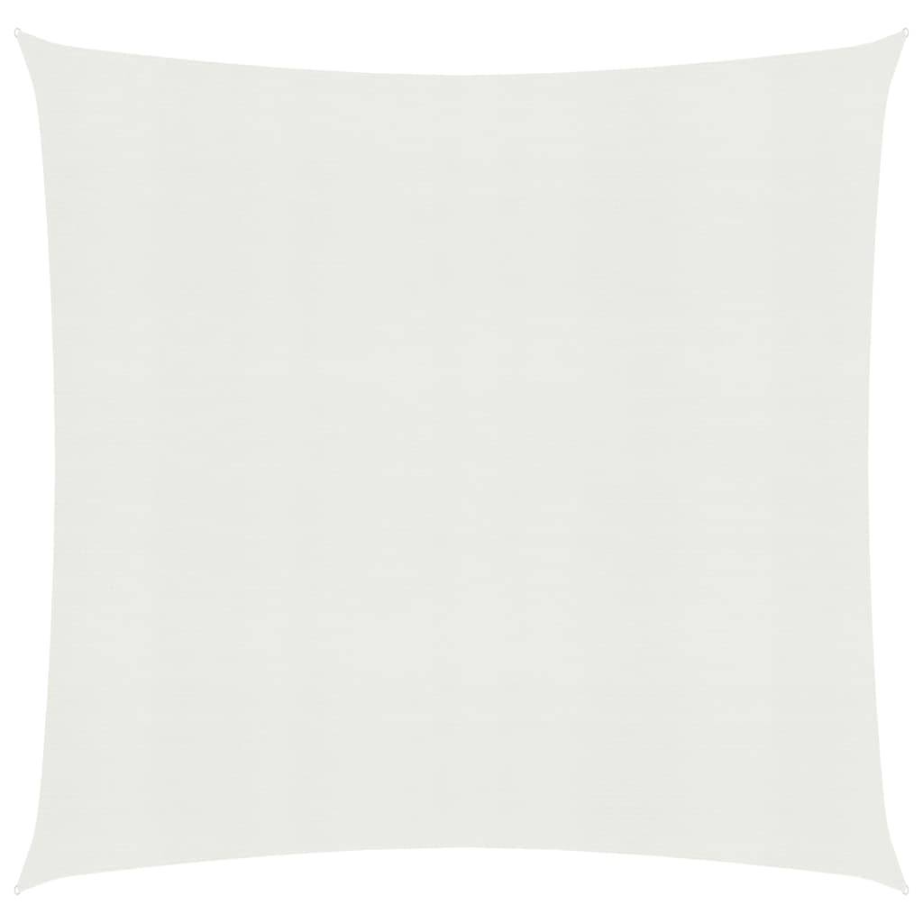 Helloshop26 - Voile toile d'ombrage parasol 160 g/m² PEHD 4,5 x 4,5 m blanc - Image 1