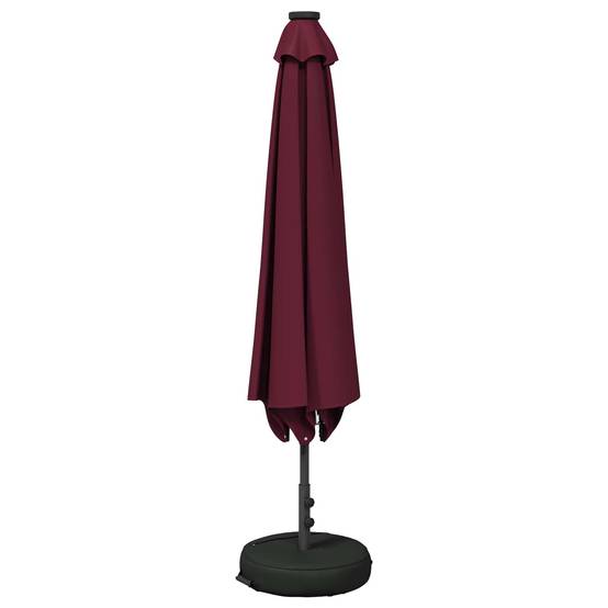 Parasol de jardin polyester bordeaux 296 x 296 x 235 cm - PANGIVO - Image 3