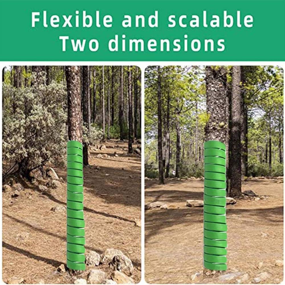 Lot de 4 protecteurs de tronc d'arbre en spirale MCBOSON - Image 2
