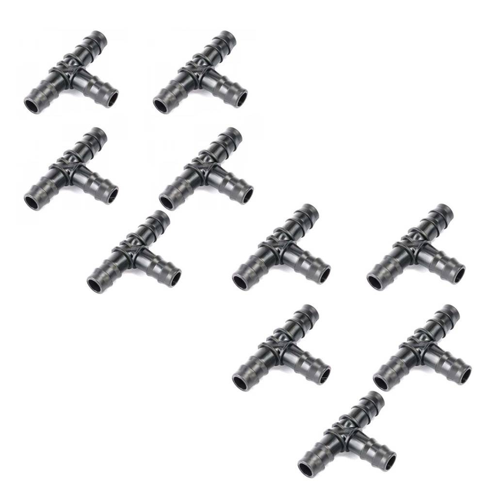 Lot de 10 connecteurs en T pour tuyau 16 mm arrosage - Image 2