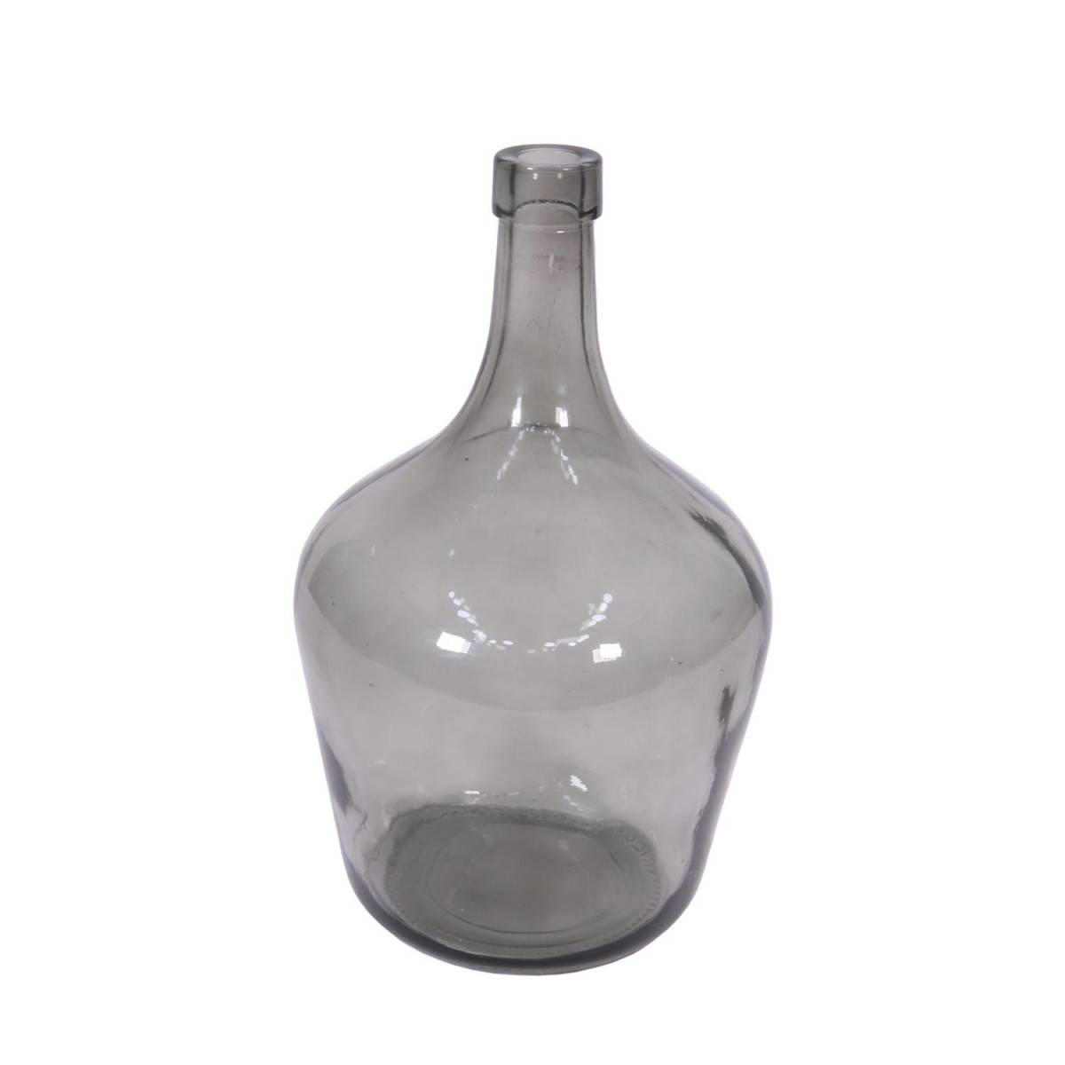 The Home Deco Factory - Vase bonbonne en verre Augustine (Lot de 2) Gris - Image 3