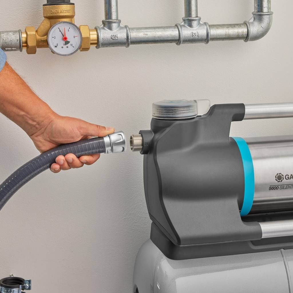 Gardena - Unité d’aspiration 7 m 25 mm (1”) avec filtre inox et clapet anti-retour – Raccord G1” - Image 5