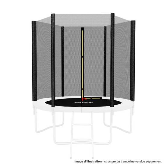 Filet de sécurité extérieur Universel pour trampoline ø 6Ft / 185Cm, 6 Perches JUMP4FUN - Image 1
