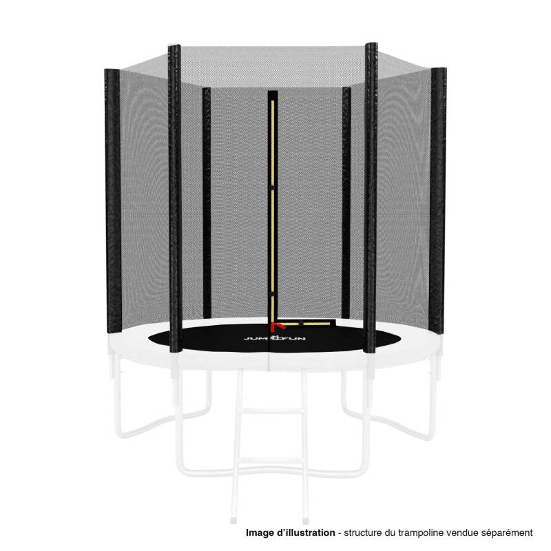 Filet de sécurité extérieur Universel pour trampoline ø 6Ft / 185Cm, 6 Perches JUMP4FUN - Image 1