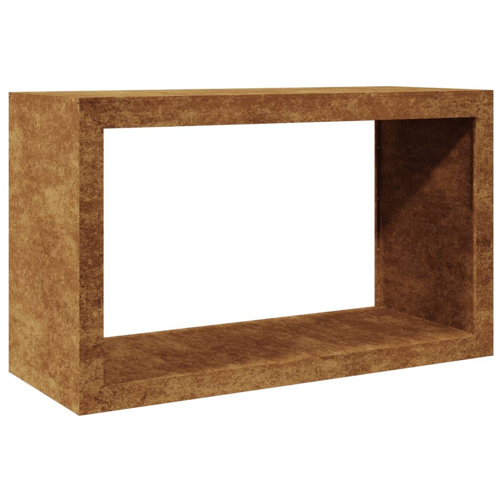 Étagère à Bûches Acier Corten Basse Rangement Extérieur 100x40x60cm - ComfortXL Outdoor Living - Image 7