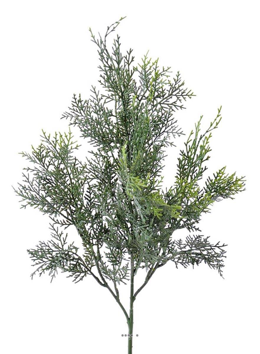 Artificielles - Thuya artificiel en piquet plastique H 55 cm L 30 cm extérieur
