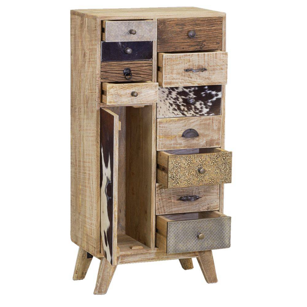 Aubry Gaspard - Commode en manguier et peau de vache - Image 2