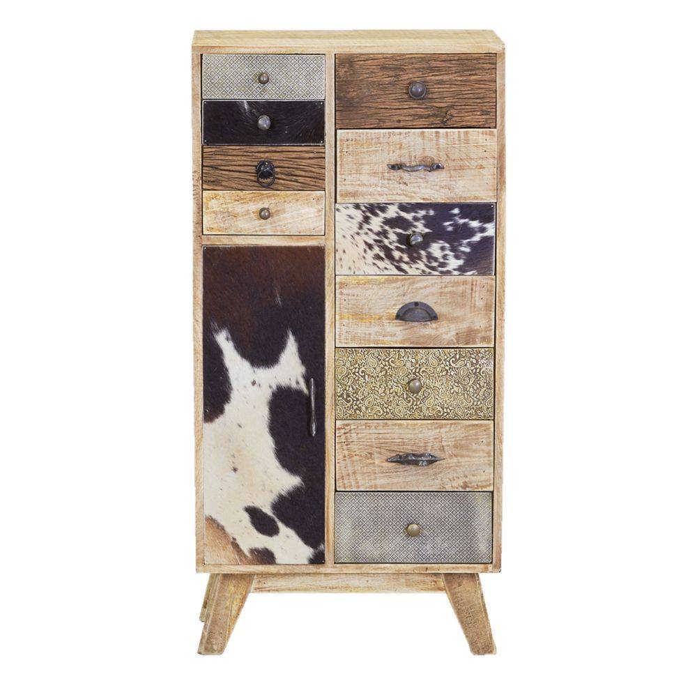 Aubry Gaspard - Commode en manguier et peau de vache - Image 4