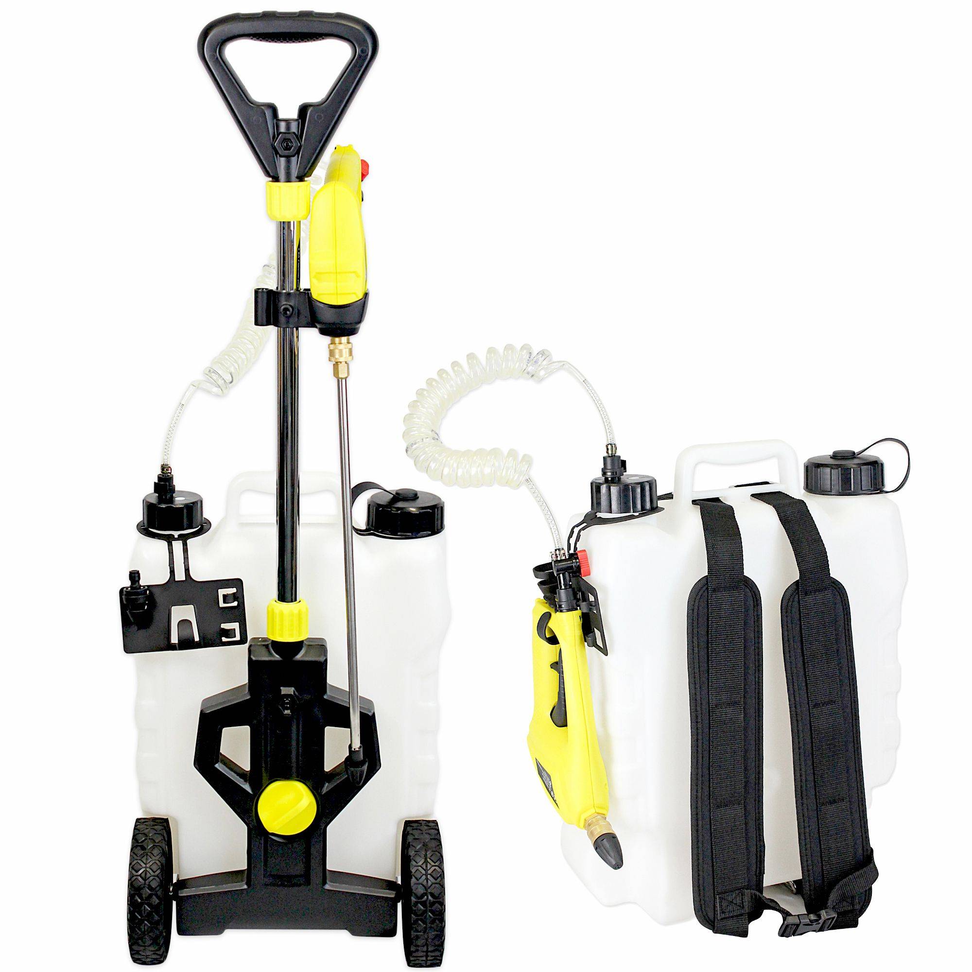 Pulvérisateur Électrique 16 Litres FISHTEC Sur Roulettes Batterie Rechargeable Jardin - Image 1