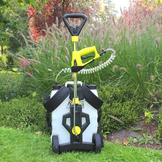 Fishtec - Pulvérisateur Électrique 16 Litres FISHTEC Sur Roulettes Batterie Rechargeable Jardin - Image 2