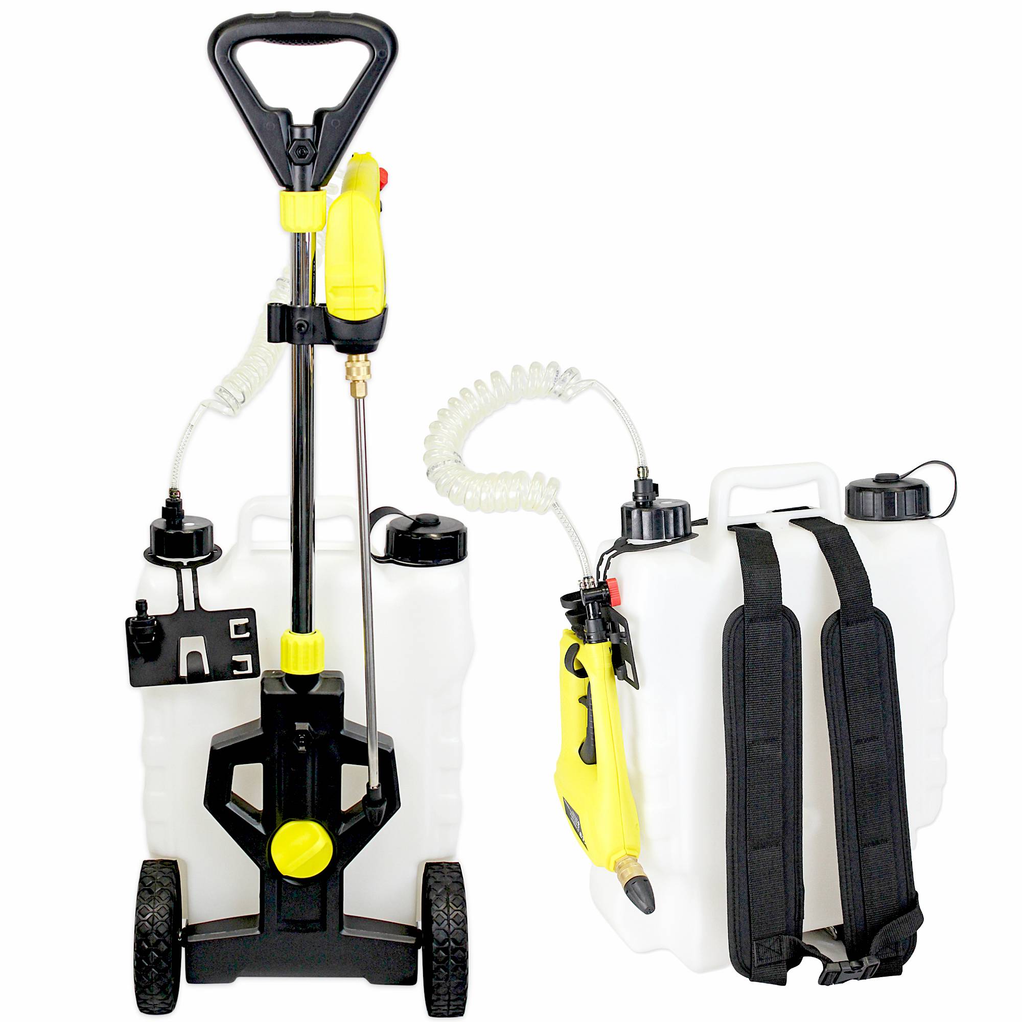 Fishtec - Pulvérisateur Électrique 16 Litres FISHTEC Sur Roulettes Batterie Rechargeable Jardin - Image 1