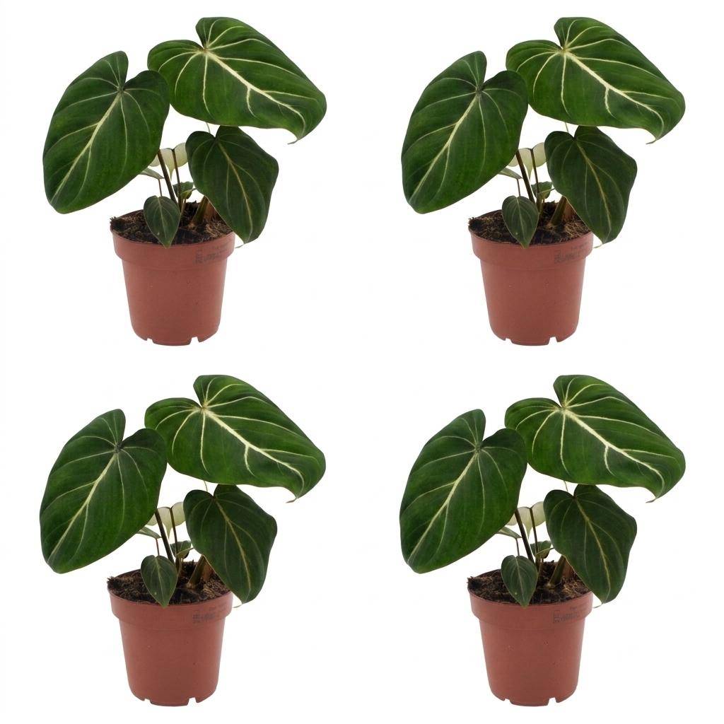 Philodendron Gloriosum - Pot de 12cm - 4 plantes - Sans cache-pot - Plantes d'intérieur - Image 2