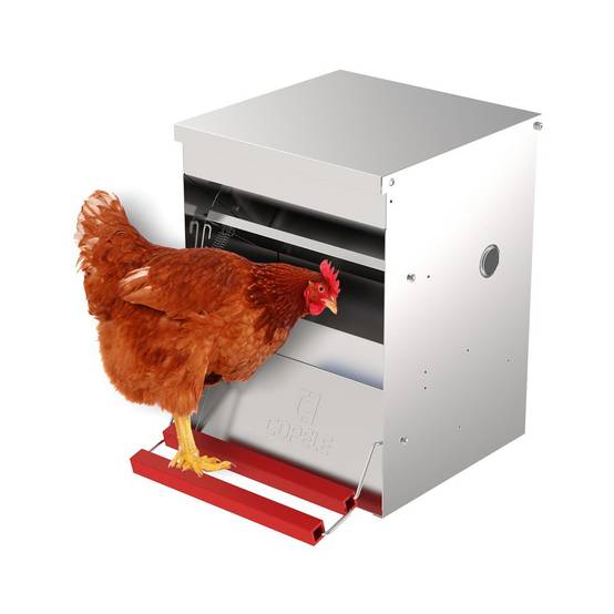 Mangeoire anti-nuisibles 12 kg pour 6 poules - Image 2