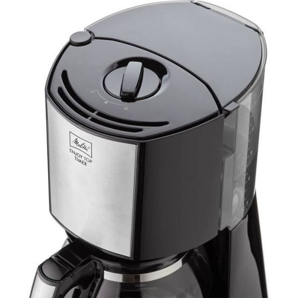 Machine a Cafe - Cafetiere Electrique  filtre MELITTA - Enjoy Top Timer 1017-11 noir - Fonction AromaSelector - Systeme anti-gouttes - Image 3