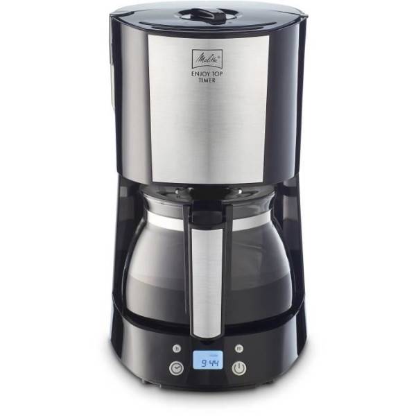 Machine a Cafe - Cafetiere Electrique  filtre MELITTA - Enjoy Top Timer 1017-11 noir - Fonction AromaSelector - Systeme anti-gouttes - Image 2