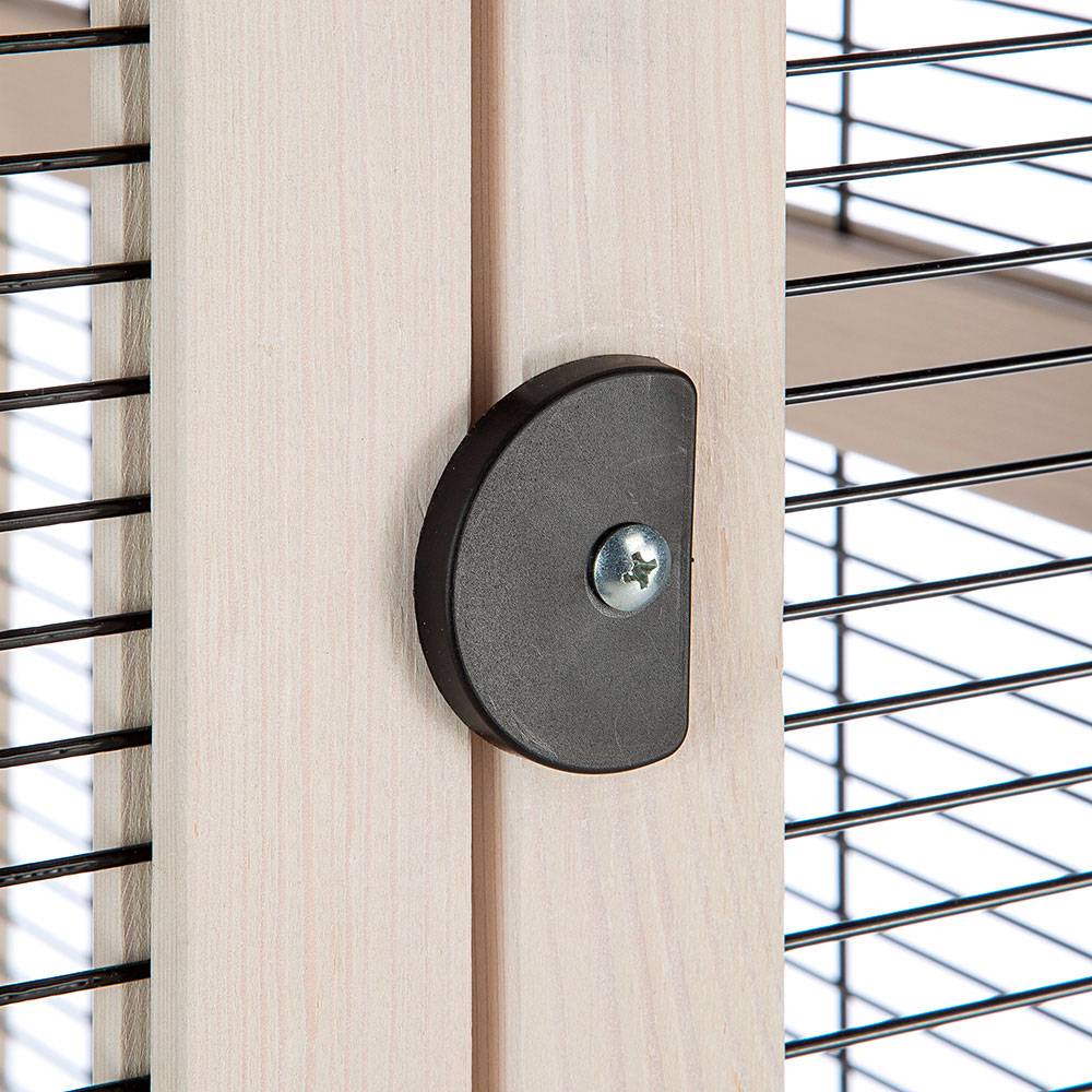 Ferplast - Ferplast Volière pour Oiseaux en bois FSC WILMA, Grande cage pour Canaris Perruches, Petits oiseaux exotiques, Accessoires inclus - Image 6