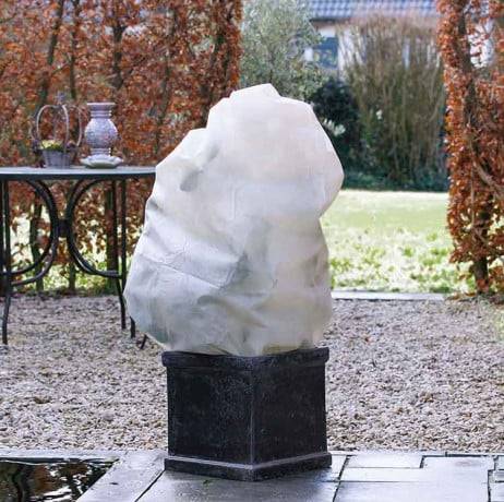 Housse d'hivernage 50g, Couleur Blanc, Diamètre 50 cm  lot de 3 - Image 2