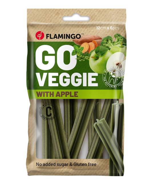 Friandises chien Veggie Bâton avec pomme Vert - Image 2