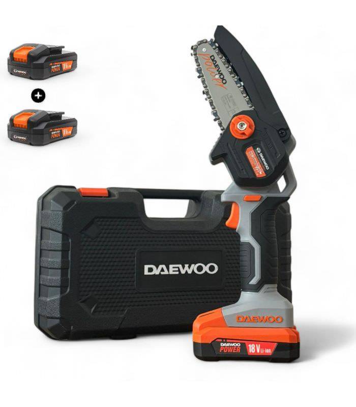 Elagueuse sans fil 18V avec 2 batteries et chargeur, lame 8 cm - DAEWOO DALMCH18-1 KITB - Image 1
