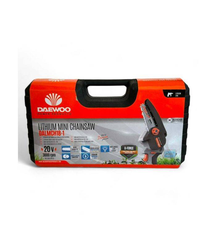 Elagueuse sans fil 18V avec 2 batteries et chargeur, lame 8 cm - DAEWOO DALMCH18-1 KITB - Image 7