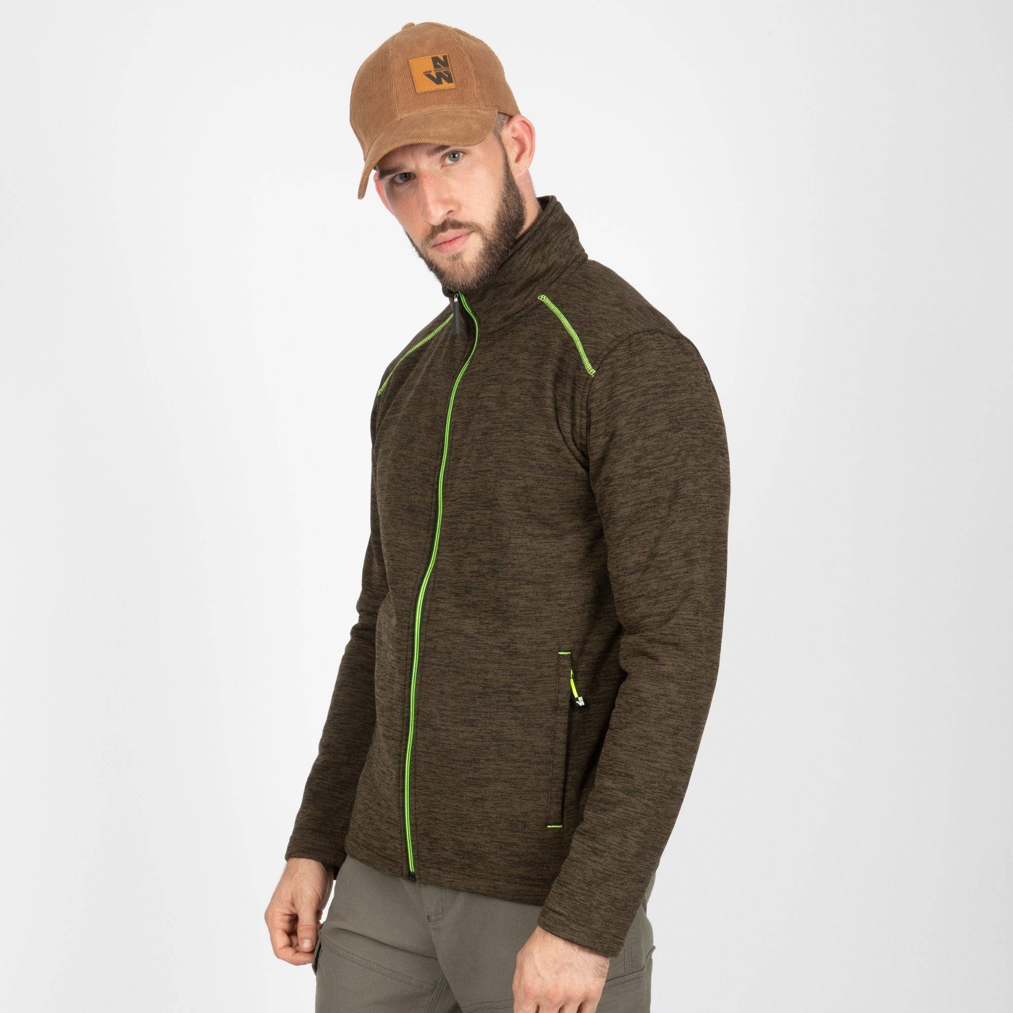 Nineworths - LENNY - GILET DE TRAVAIL - 1505 | Kaki