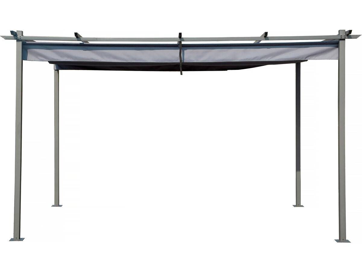 Habitat Et Jardin - Pergola En Métal Avec Toit Rétractable - 3 X 4 M - Gris Anthracite -habitat Et Jardin - Image 4