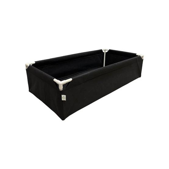 Jardinière en feutre géotextile noir GREENCUBE - Bac de 122x61x30cm - Tube PVC Ø20 - Image 2