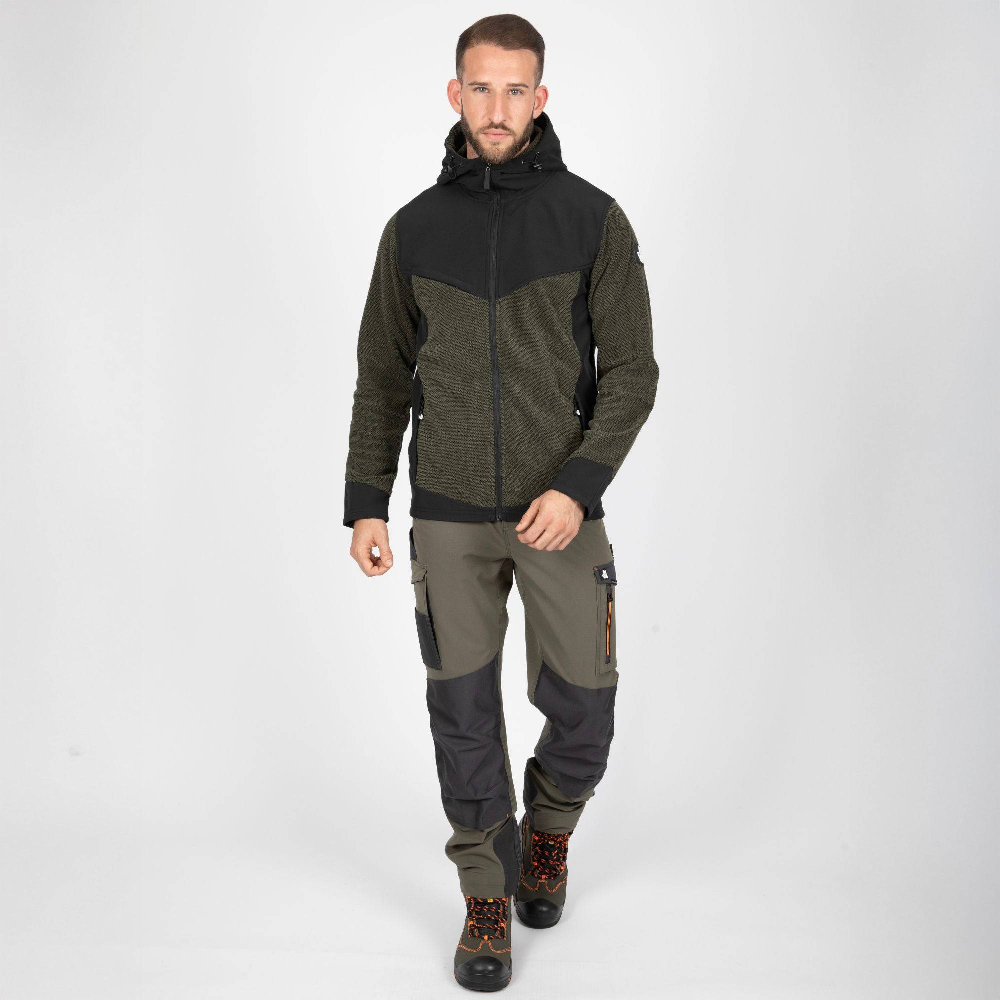 Nineworths - RANDY - GILET DE TRAVAIL - 1065 | Kaki - Image 2
