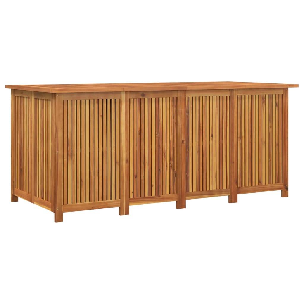 Coffre de rangement - Boîte de rangement de jardin 175x80x75 cm bois massif d'acacia rj67